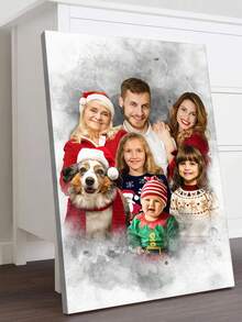 Catygift Tranh in trên vải canvas theo yêu cầu - Món quà lưu niệm hoàn hảo cho đám cưới, gia đình và những kỷ niệm đáng nhớ - Tranh trang trí tường cá nhân hóa, món quà lý tưởng cho người thân yêu. - Như được hiển thị - Xem 11