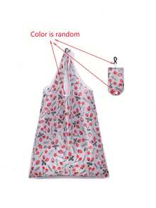 1pc Reusable Shopping Tote Shopping , Large Capacity Polyester Portable Folding For Travel ,Makeup ,Cosmetic ,Vacation Organizer,Large Capacity Makeup Organizer Makeup Case, For Lipstick, Brush, Skincare, Mobile Phone, Coin, Small Items, For Home,Gift,Vacation And Festival Halloween Christmas Multifunctional Use,Boho Vibes