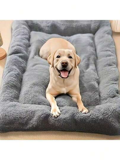 Soft Plush Pet Mat For Dogs - Thick, Comfortable And Warm, Suitable For Small, Medium And Large Dogs And Cats, Christmas Gift, Dog Sleeping Mat For Winter - Large Size, Reversible, Comfortable All Season, Polyester Fiber Filled, Suitable For Extra Small To Large Dog Breeds - Pet Bedding, Comfortable Pet Furniture, Plush Pet Furniture, Durable Pet Furniture