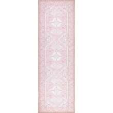 Runner Rug, Pink Boho Design, Hallway Decor, Holiday Party Decor, Ideal For Entryway, Living Room, Bedroom, Dining, Bathroom, Kitchen, Laundry Room, Best For Gifts, Daily Decoration - 顏色1 - 查看 2
