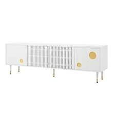Television Stands & Entertainment Centers - White - View 7