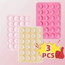 Set de 4 piezas/2 piezas Agarre de silicona para teléfono, adecuado para todos los modelos de teléfonos, soporte adhesivo para teléfono, manija adhesiva de teléfono con manos libres, soporte de agarre de teléfono para selfie y video compatible con iPhone, teléfonos Android, regalo para cumpleaños, familia, amigos, soporte para teléfono, accesorios para teléfono