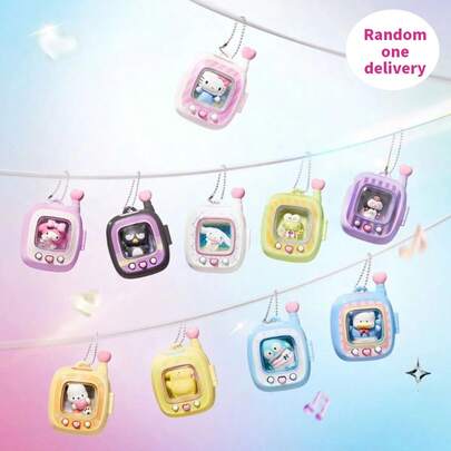 Miniso 1pc Sanrio Character Pocket Monster Series Blind Box Pendant, Finely Colored Craftsmanship, Pocket Monster Figure, Great For Gifting And Collection (1pc Random Delivery)