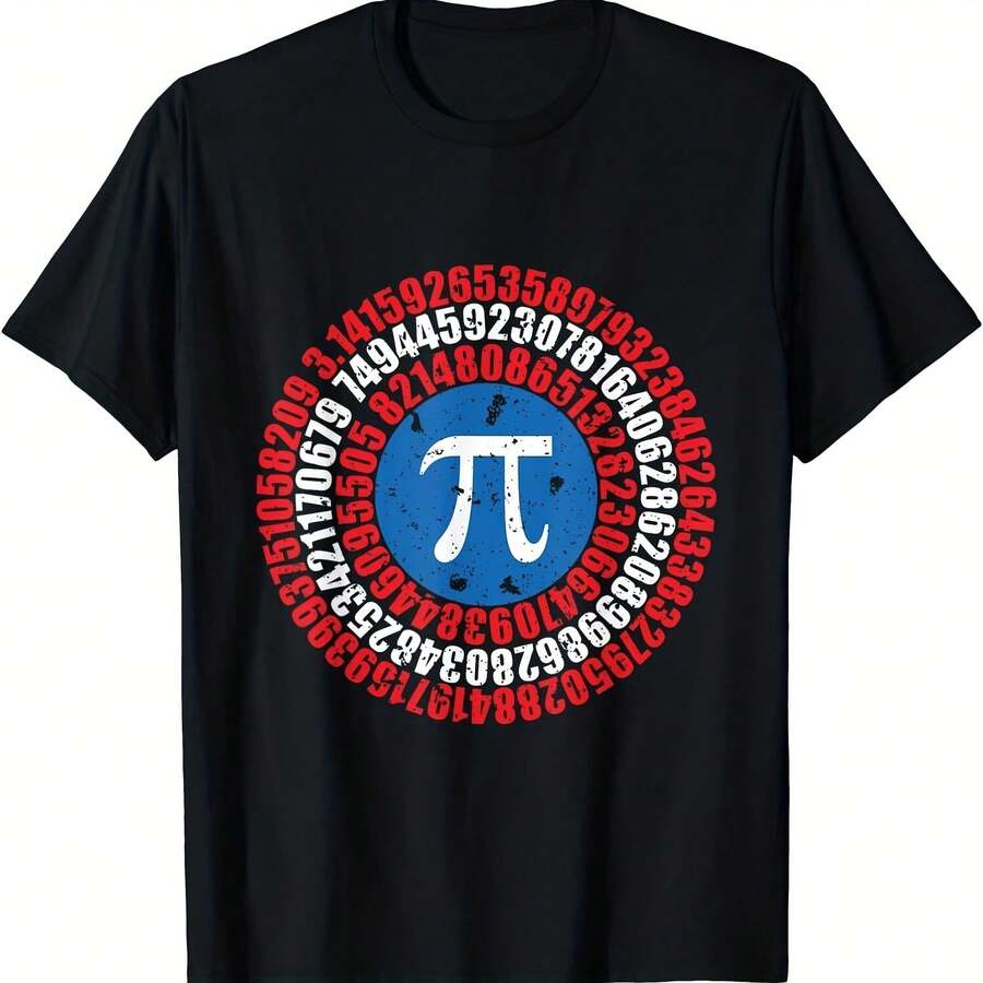 NOVA CAMISETA LIMIT Humor Capitão Pi Er-Herói Número Pi Dia E Amante Da Matemática Presente- - Đen 5 - Xem 1