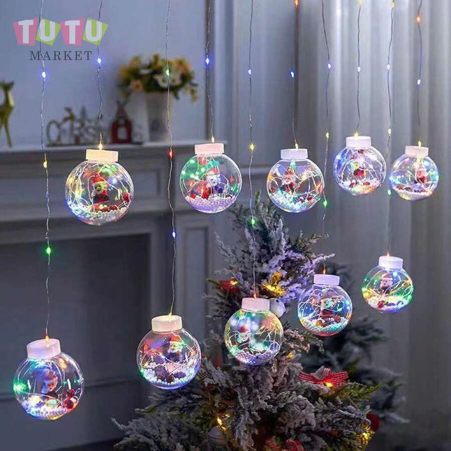 Christmas Snow Globes - MULTI COLOR - View 1