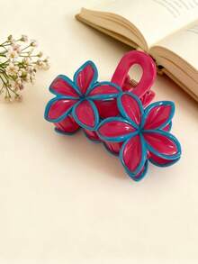 6pcs/1pc Fashionable And Fresh Style Hair Claws, 3.54Inch, Women's Headwear, Hair Accessories, Hair Clips, Claw Clips, Hair Claw On The Back Of The Head Hair Claws, Suitable For Casual, Party, Street And Other Scenes, Cute And Versatile High-End Hair Accessories, Can Be Used As Holiday Gifts, Can Be Worn All Year Round, Can Be Used For Thick And Thin Hair Fashion Hair Clutch Elegant Hair Jaw Clip - Multicolor - View 9