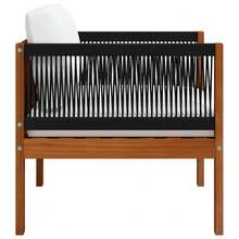 vidaXL 6 Stück stapelbare Gartenstühle aus grauem Polyrattan - Grau - Übersicht 5