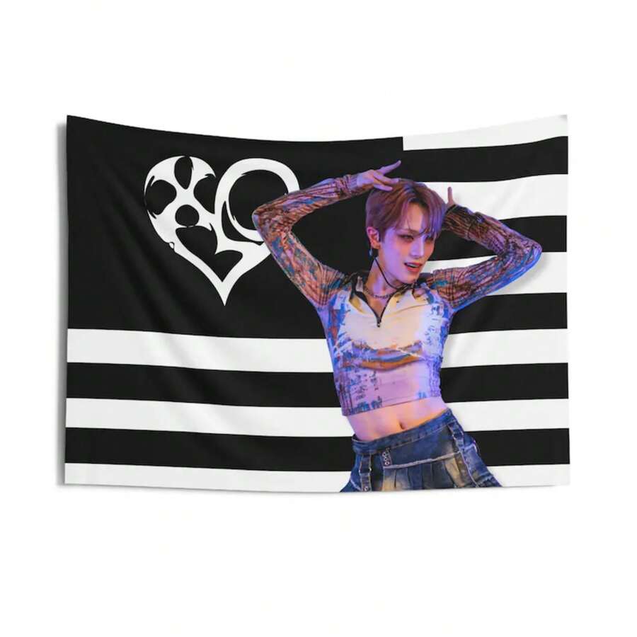 Xlov Haru Ia Be Concert Flag Banner, Xlov Ebers Kpop Flag, Xlov Tour Erch, Gift Ideas Evol, Birthday Gift Concert Erch - 1PC - Xem 1