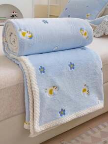 1 pieza Nueva manta para bebé, manta envolvente para recién nacido, manta para cochecito de bebé, manta de felpa de coral, manta de cubierta para otoño e invierno, chal multifuncional para mascotas