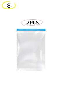 15/3/1pc Vacuum Compression Travel Bags, Roll Up Storage Bags Without Vacuum Pump, Space Saving Luggage Packing Cubes, Travel Essentials For Clothes, Underwear, Bedroom Organization