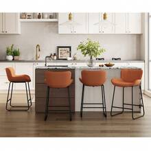 WAHSON OFFICE CHAIRS Tabourets de bar - Orange - Voir 1