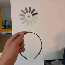 Rotating Plastic Hair Hoop, Hair Clip, Funny Gag Spinning Hair Accessory, Novelty Spinning Hair Hoop, Creative Spinning Decor Gift For Friends - Multicolor - View 1