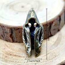 Men'S Copper Shawl Cape Keychain - Brass Knife Pendant & Hoodie Rope Accessory, Funky EDC DIY Paracord Buckle, Durable Outdoor Tool Belt Clip For Lanyards, Keys, Hoods, Keys Accessory, Stylish Accessory, Functional Accessory - Multicolor - View 10