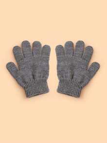 6 Paar Baby Einfarbige Gestrickte Fäustlinge Set, modisch einfach vielseitig unisex Baby Fingerlose Handschuhe, weich bequem atmungsaktiv, geeignet für tägliches Kombinieren, zum Warmhalten im Herbst/Winter, toll als Geschenk zu Thanksgiving, Weihnachten, Geburtstag