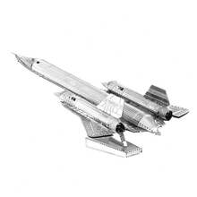 Kit de Modelo de Quebra-cabeça Metálico 3D - Aeronave Militar e Navio de Guerra Realistas, Modelo de Veículo Desafiador para Adultos e Adolescentes, Presente Educacional de Hobby e Decoração de Mesa, Modelo Mecânico, Avião da Segunda Guerra Mundial, Dirigível/Zepelim - Multicolorido - Visão 2