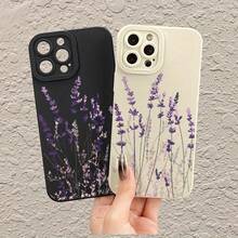 Juego de Ojos de Ángel Suaves con impresión UV de lavanda púrpura, funda de protección para teléfono personalizada, elegante y simple, 360°funda de protección mate, a prueba de golpes y anti-caídas, resistente a las manchas y duradera, adecuada para  17/17 Pro/17 Pro Max/17 Air/ 16/16 Pro/16 Pro Max/16 Plus/ 15/15 Pro Max/15 Pro/15 Plus/ 14/14 Pro/14 Plus/14 Pro Max/ 13/13 Pro/13 Pro Max/12/12 Pro/12 Pro Max/11/11 Pro/11 Pro Max/XR/X/XS/XS Max Es el regalo de cumpleaños perfecto para novias, novios, esposos, esposas, amigos, o para uno mismo, innovadora y a la moda, adecuada tanto para hombres como para mujeres. - Blanco 1436 - Ver 9