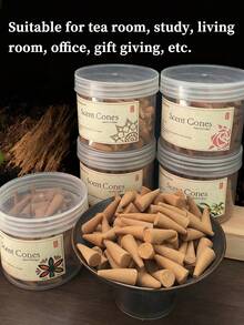 70克沉香锥，檀香，金字塔形香锥，采用天然沉香制成，不添加化学香料，持久醇厚的香气，舒缓身心，去除室内异味。