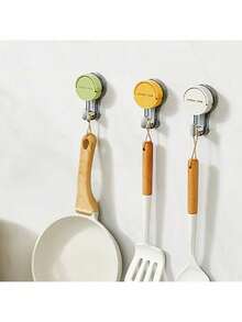 Suction Cup Hooks, Pot Lid Holders, Utensil Racks - Multicolor - View 3