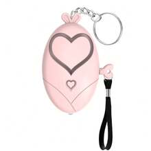 Alarma personal de 130DB, forma de corazón, alarma de seguridad personal con luces LED, alarma de emergencia segura y sonora para mujeres - Multicolor - Ver 11