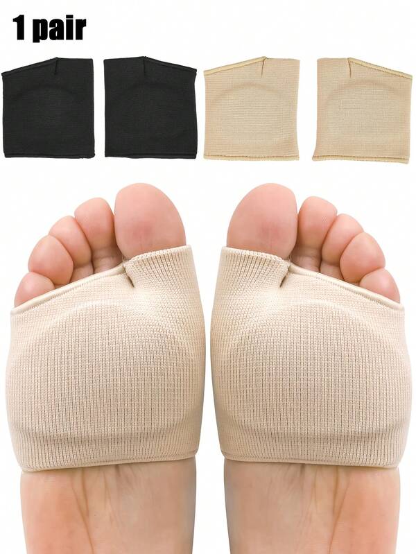 Cojines acolchados transpirables para la parte delantera del pie, almohadillas metatarsianas antideslizantes unisex, protector de plantilla, protectores de dedos cómodos para tacones altos, alta elasticidad y absorción de sudor, lavables y reutilizables, reducción de fatiga en los pies, para uso diario, deportes, viajes, trabajo y viajes, regalos para el Ramadán, el Día de San Valentín y la Pascua