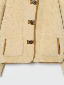 Women's Teddy Jacket Double Faced Hairy Coat Woman Faux Suede Plush Jacket Women Outerwears Loose Warm Winter Woman Coat