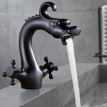 SENDERPICK Robinets de lavabo - Noir antique - Voir 1