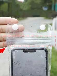 防水手机袋，防水手机壳，带充电口的防水外壳，兼容摩托车和自行车，明信片风格设计，触屏友好，通用适配和安卓手机，户外装备，旅行必备，时尚配件，小巧设计，防水材质，高品质密封，户外爱好者，骑行者