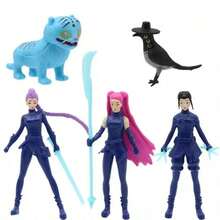 5pcs K-POP Wish Hunter Anime Monster Character Action Figure Set - Blue Cartoon PVC Collectible Statue, Suitable For Teens, Adults & Fans, Unique Birthday, Christmas, Holiday Gift - Multicolor - View 2