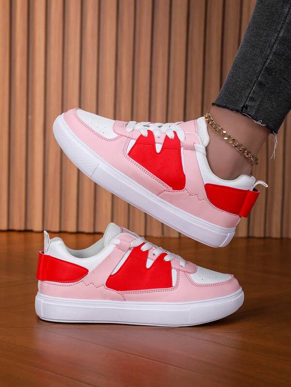 Women's Lace-Up Patchwork Casual/Sportswear