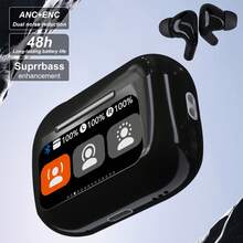 New Wireless Bluetooth Earphones With Smart Touch Control, Noise Cancellation, Multi-Functions And Extra-Long Battery Life - White - View 3