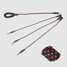 Correa para mascotas resistente 3 en 1, correa para perro de múltiples cabezales, adecuada para Golden Retriever y otros perros