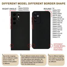 Funda de lujo negra a prueba de golpes con impresión floral de graffiti creativo y protección de lente de perspectiva omnidireccional avanzada, adecuada para Samsung Galaxy S20, S21, S23, A52, A53, A54, A14, A25, A34, A32, A05S, A15 Ultra Plus FE 5G y 4G, serie de fundas simples y duraderas. - Colores mixtos - Ver 9