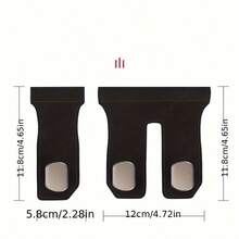 خطاف معدني قوي وعالمي للسيارة لتخزين الأشياء في صندوق القفازات والمقعد الأمامي، منظم صغير مدمج بتصميم مخفي من جلد البولي يوريثان، سهل التركيب، قادر على تحمل أحمال كبيرة للحقائب والأغراض اليومية وإكسسوارات المقعد الخلفي، هدية سيارة مناسبة لجميع المواسم للسائقين والمسافرين وعائلات السيارات، متوفر بثلاثة ألوان، ملائم لعدة طرازات سيارات - متعدد الألوان - مشاهدة 11