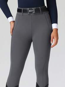 ROYALS MATTINI 女式马术马裤，全座硅胶防滑耐用马裤，带口袋，速干，适合骑马运动