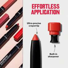 REVLON ColorStay Matte Lite Crayon Lipstick With Built-In Sharpener, Smudge-Proof, Water-Resistant Non-Drying Lipcolor, 003 Soufflé All Day, 0.049 Oz - 彩色 - 查看 4