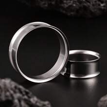 2PCS Round Ear Gauges 316 Stainless Steel Tunnels Plugs Expander Stretchers Piercing Women Body Jewelry Daily - Round - View 98