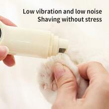 1pc Cat & Dog Grooming Kit, 2-In-1 Pet Nail & Hair Trimmer With Nail Grinder, Suitable For Dogs, Low Noise Wireless USB Rechargeable, For Dogs, Cats & Other Pets. Low Noise Paw Trimmer And Nail Grinder, Ergonomic Design For Small Dogs And Cats, Lightweight And Portable