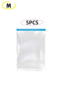 15/3/1pc Vacuum Compression Travel Bags, Roll Up Storage Bags Without Vacuum Pump, Space Saving Luggage Packing Cubes, Travel Essentials For Clothes, Underwear, Bedroom Organization