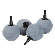 Air Stones For Ponds 2 Inch Long Lasting Aerator Oxygen Diffuser Air Pump Accessories For Aquariums Fish Tanks Hydroponics And DWC Reservoirs 4 Pack - như hình ảnh - Xem 1