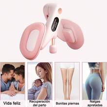 ANTSAY 1 Pieza  Entrenador de Cadera Kegel, Ejercitador de Suelo Pélvico para Mujeres, Tonificador Interior de Muslos con Contador, para Levantamiento de Nalgas, Rehabilitación Posparto, Adelgazamiento y Moldear. - Rosa - Ver 7