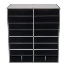 Literaturorganisatoren, 16 Fächer Büro Postfach, Holz Literatur Sorter für Büro, Zuhause, Klassenzimmer, Posträume Organisation - Schwarz - Übersicht 4