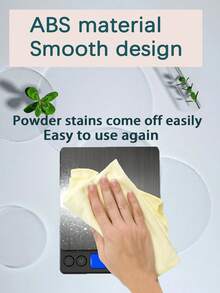 3kg Báscula de alta precisión, 6 unidades de conversión, sin cálculo manual, material ABS duradero, pantalla LCD grande, adecuada para cocina y joyería, apagado automático - alimentada por batería (baterías no incluidas) - Multicolor - Ver 9