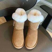 Men Snow Boots - Antelope Brown Upgraded Mid-calf Boots - View 7