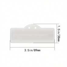 10pcs Aluminum Garden Tags Outdoor Plant Markers Metal Labels Gardening Plant Tags Aluminum Identification Plates - White - View 3