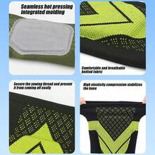 1pc Kids Knee Pad, Youth Breathable Elastic Knee Brace, Anti-Slip Padded SBR Knee Protector For Volleyball Dance Running Skating Basketball Football Sports - Multicolor - View 7