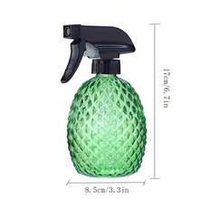Botella de rociado de vidrio de 12 onzas para plantas de interior/exterior; Botella de rociado de solución de limpieza para limpieza del hogar