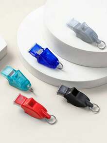 Upgraded High-Pitched Whistle, Suitable For Sports Teachers, Basketball, Soccer, Volleyball, Referee Whistles, Outdoor Sports, Life-Saving, Swimming Whistles; Purchase One Whistle And Receive Four Accessories Free Of Charge.