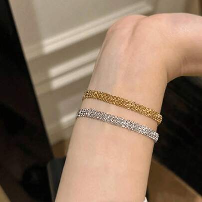 1 chiếc vòng tay ren satin bằng bạc sterling 925, phụ kiện cao cấp dành cho nữ, thanh lịch và đa năng, phù hợp cho ngày Valentine, sinh nhật, tiệc tùng và đeo hàng ngày.