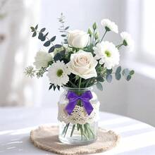 Satin Ribbon Black Bow Decor 2" Self Adhesive Premade Bows For Gift Wrapping Black Mini Bow For Treat Bags Party Favors Wedding Decorations - 50 Counts - 紫色 - 查看 4