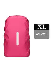 1件装尼龙银涂层户外旅行防水反光背包防雨罩,防水防尘罩,适用于户外徒步背包、行李箱。 - 彩色 - 查看 9